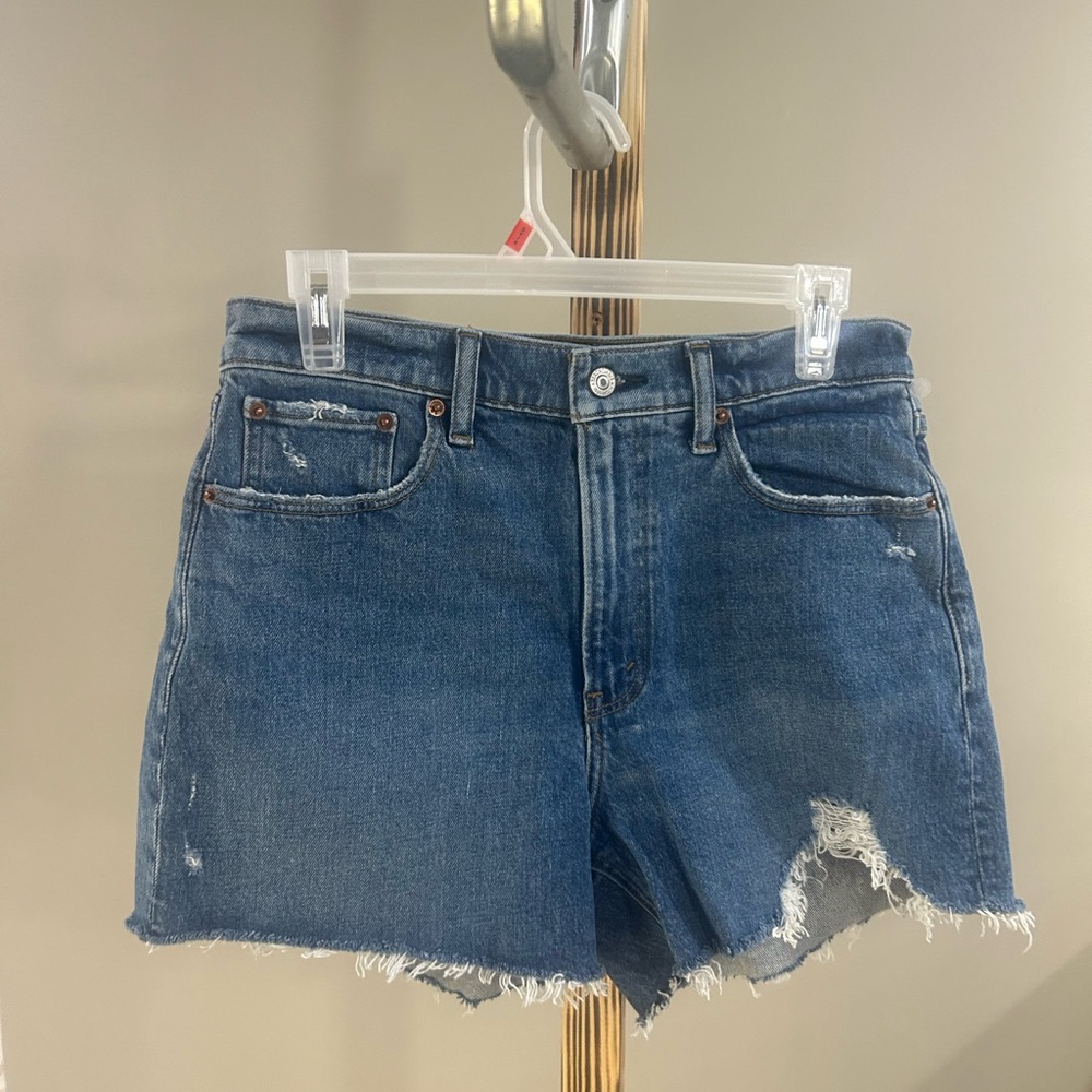 Abercrombie & Fitch High Waisted Mom Shorts Women’s Size 28 6 - Picture 3 of 7